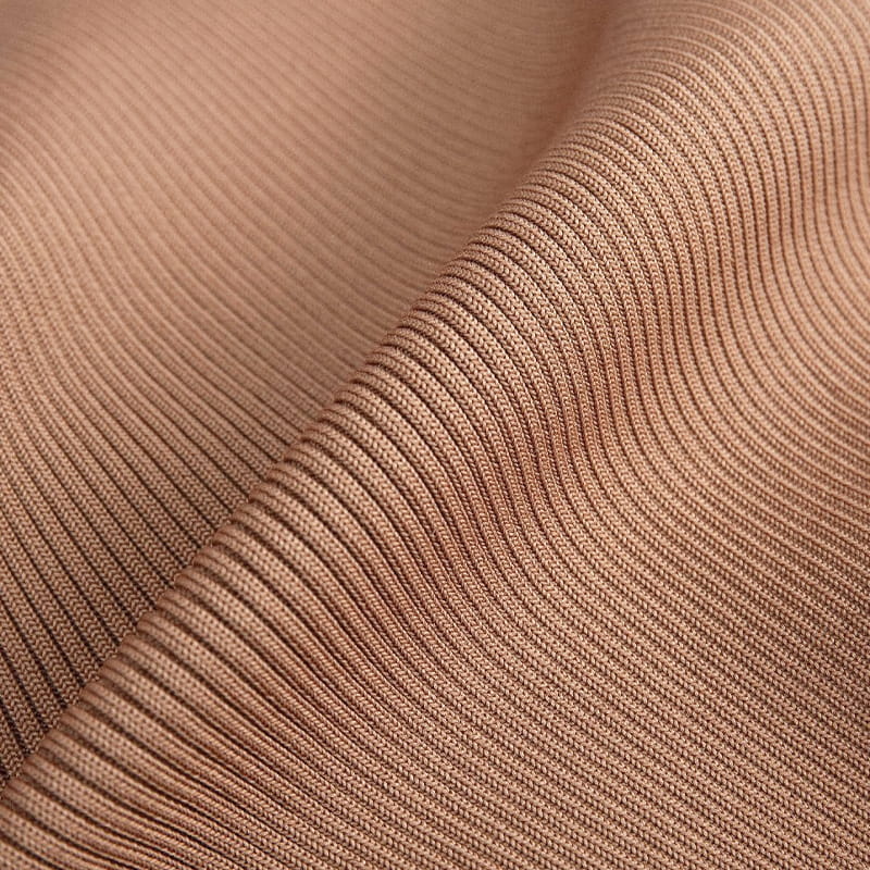 ткань Книт низкого полиэстера простирания 2кс2 ребристая для облегченной одежды