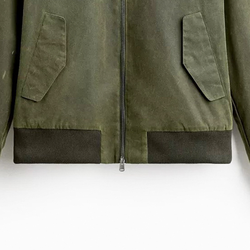 Аксессуары для одежды 2x2 толстый ребристый вязаный подол для бейсбольной куртки